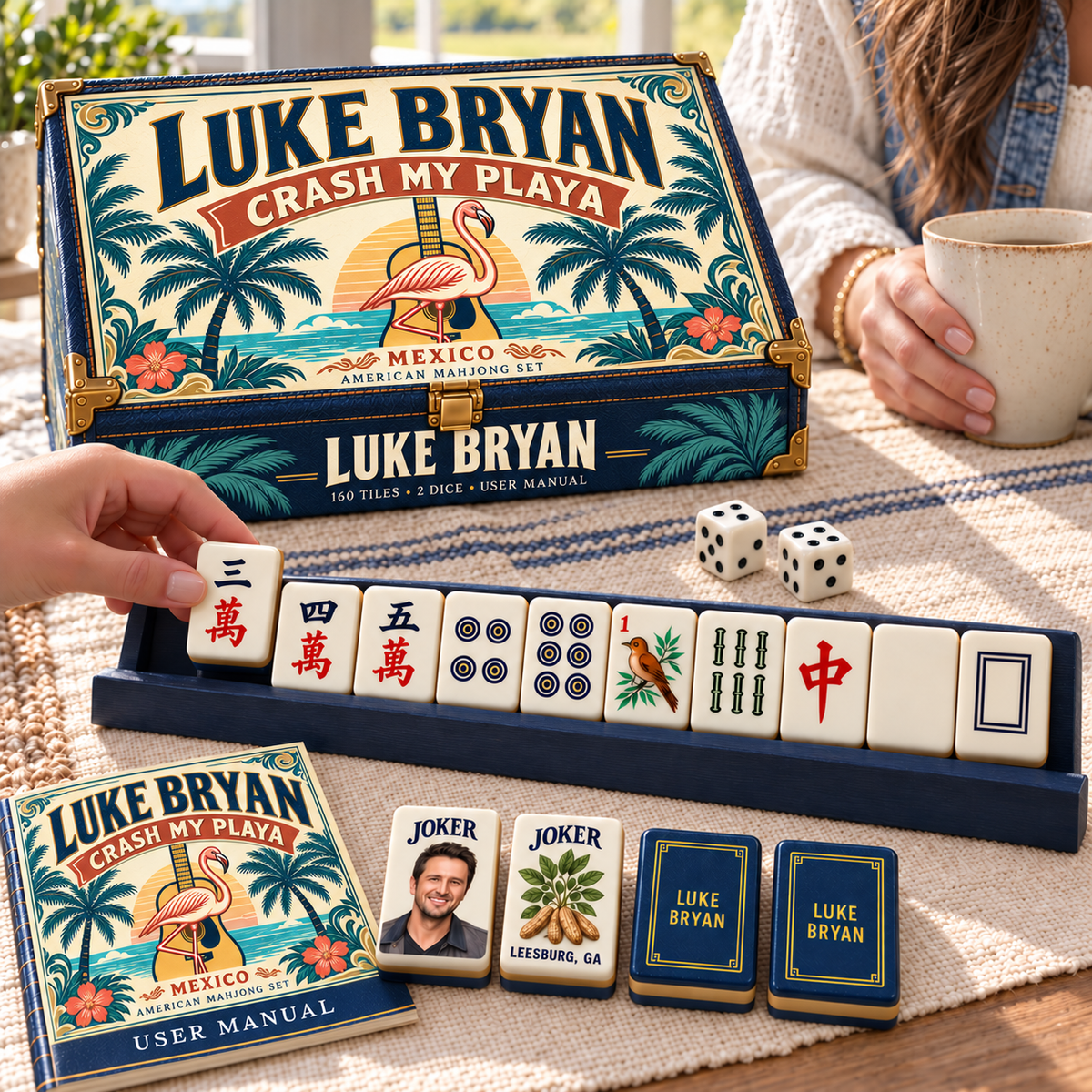 Premium LBR Mahjong Tiles Set TTMH