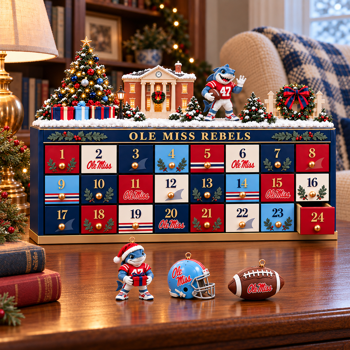 Premium OMR Christmas Wooden Advent Calendar TTMH