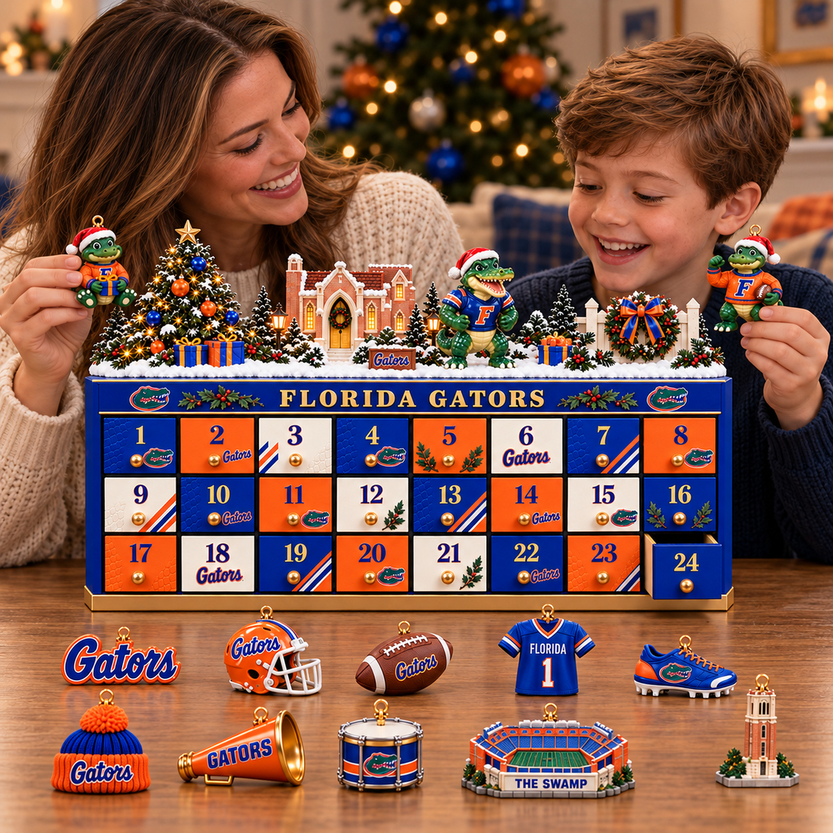 Premium FGT Christmas Wooden Advent Calendar TTMH