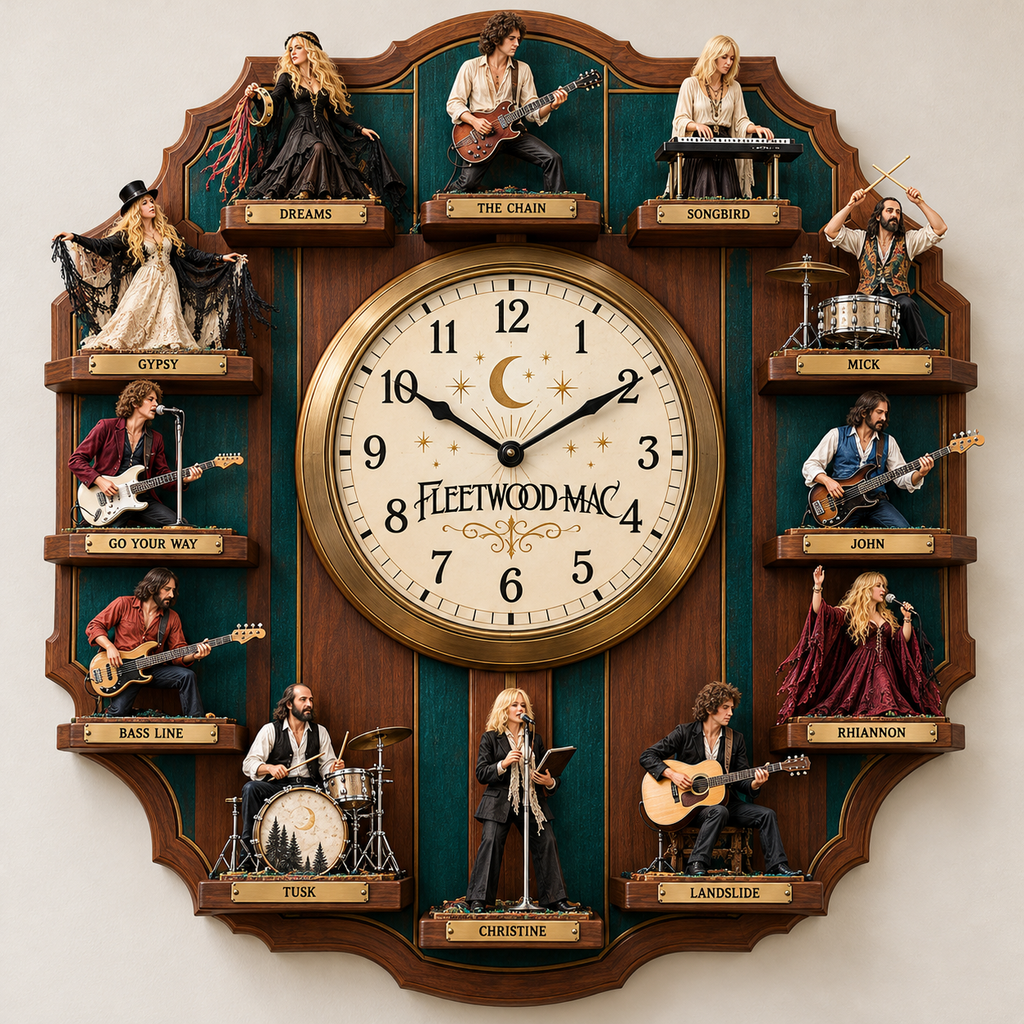 FLM Premium Mascot Sculpture Clock Collection PTKL