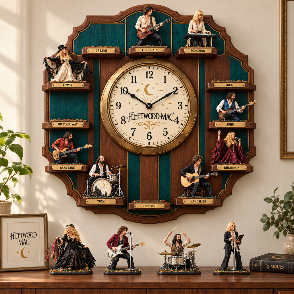 FLM Premium Mascot Sculpture Clock Collection PTKL