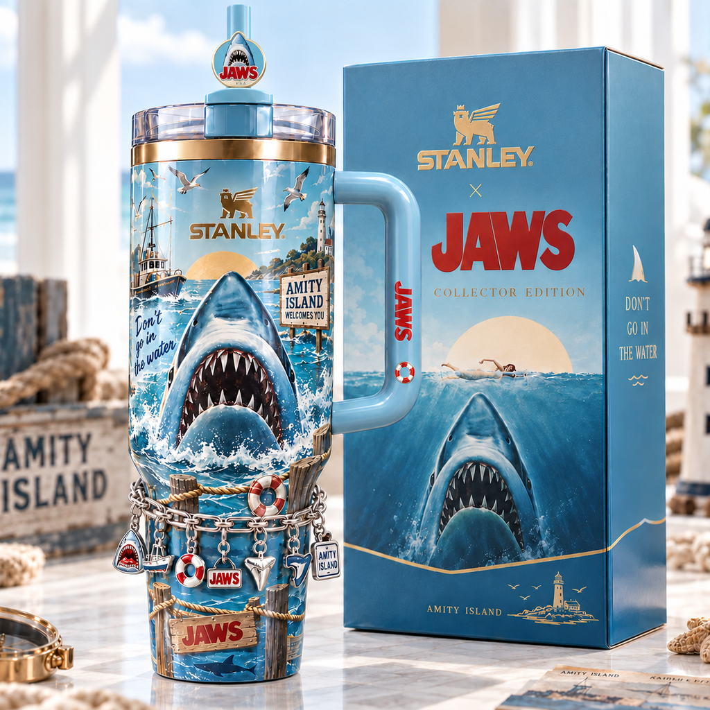 JAWS Luxury Tumbler Charm Bracelet TTNL
