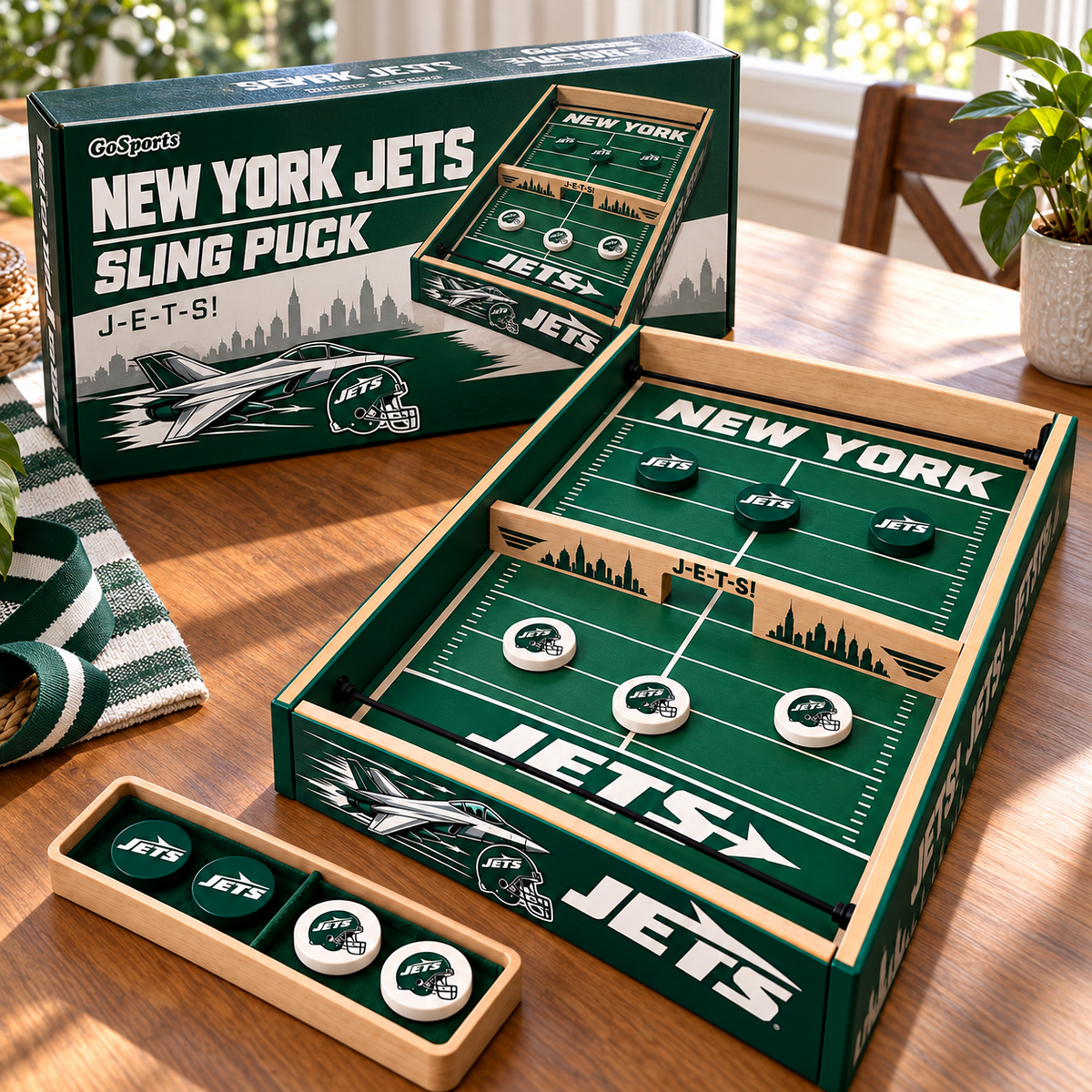 NYJ Premium Sling Puck Game Set TMH