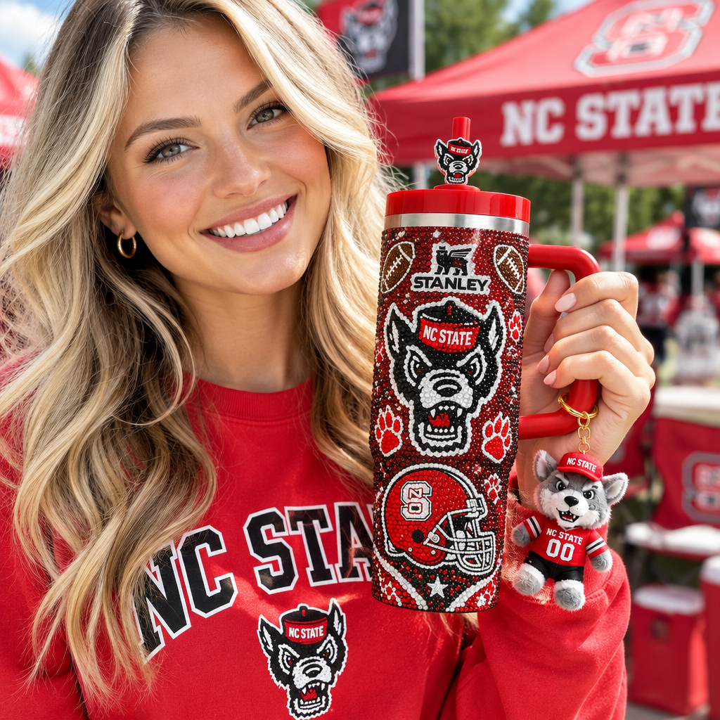 Nc State Wolfpack 40oz Tumbler With Handle TTNL
