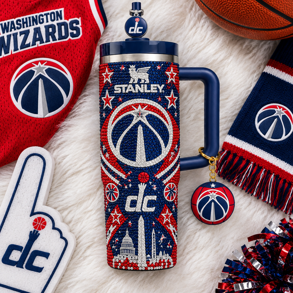 Washington Wizards 40oz Tumbler With Handle TTNL