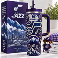 Utah Jazz 40oz Tumbler With Handle TTNL