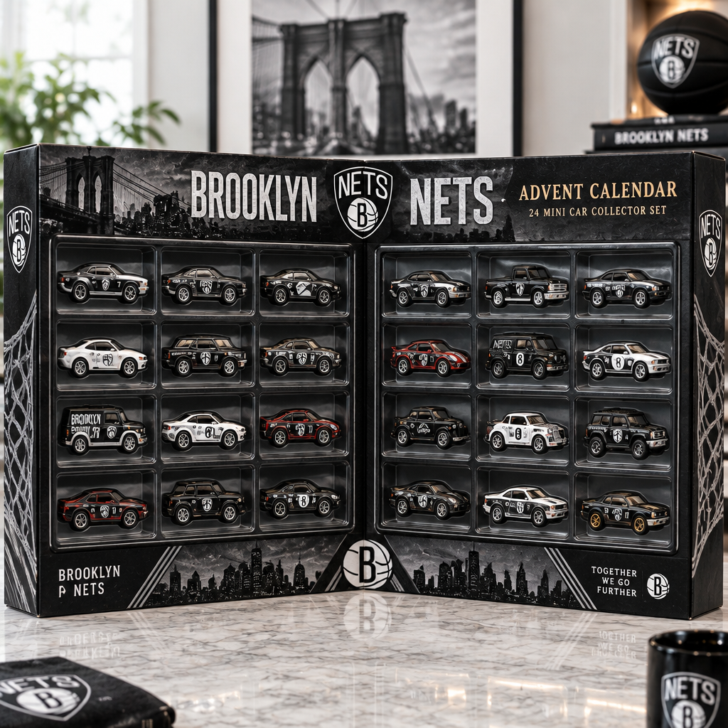 Brooklyn Nets Premium Mini Car Advent Calendar