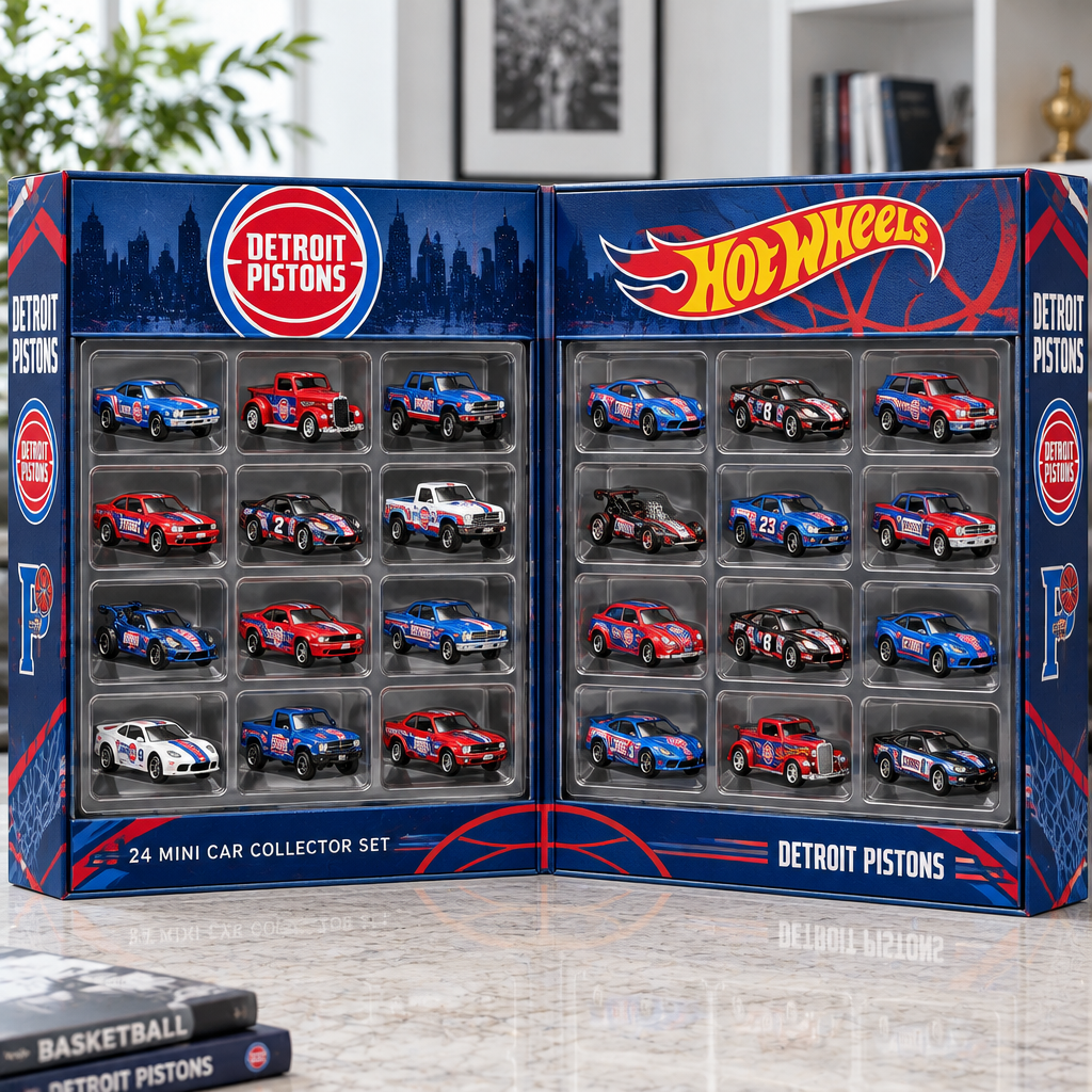 Detroit Pistons Premium Mini Car Advent Calendar
