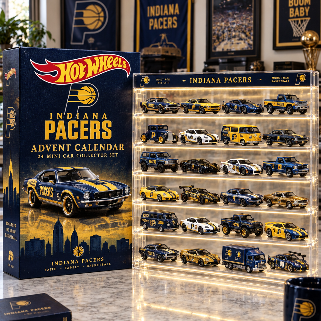 Indiana Pacers Premium Mini Car Advent Calendar
