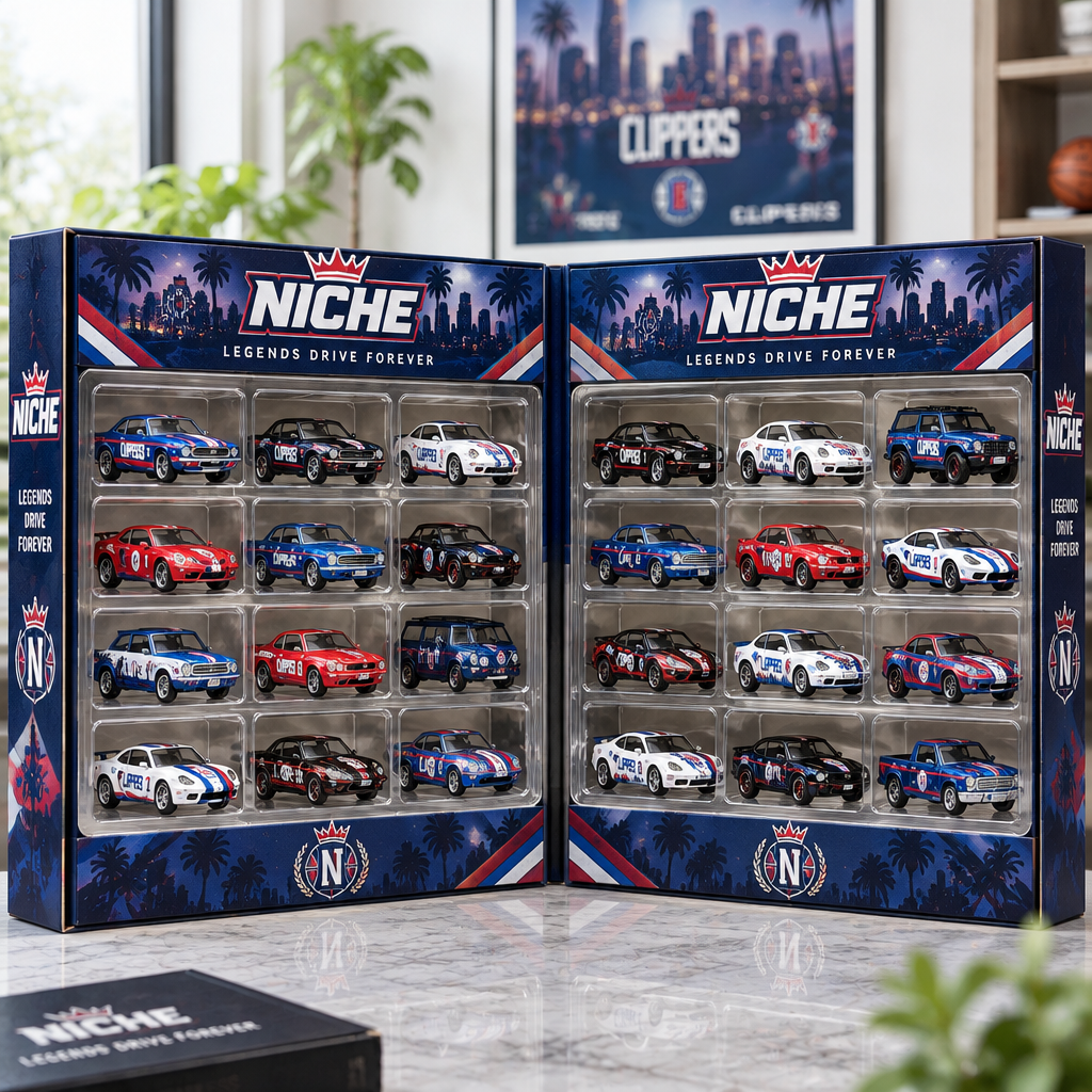 Los Angeles Clippers Premium Mini Car Advent Calendar
