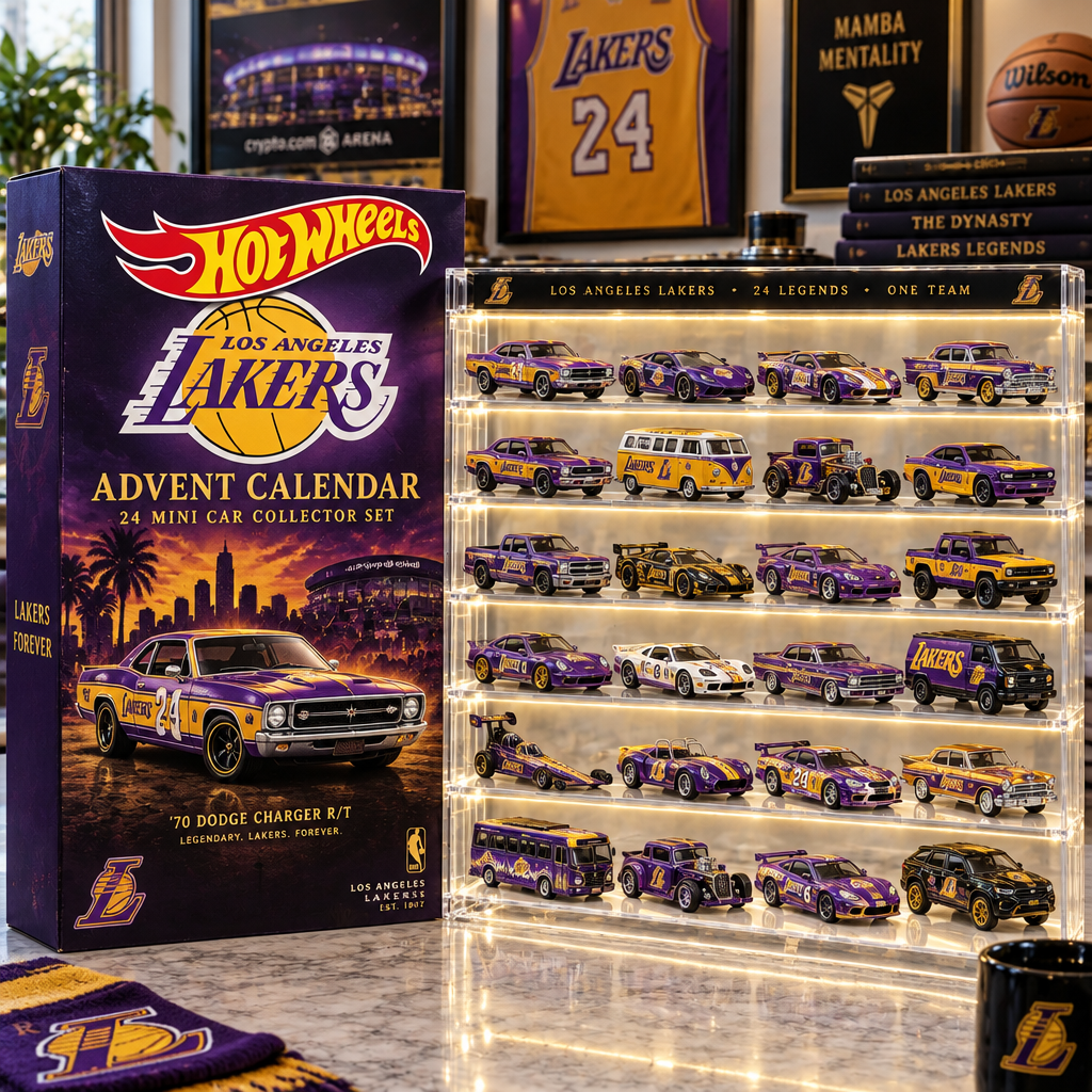 Los Angeles Lakers Premium Mini Car Advent Calendar