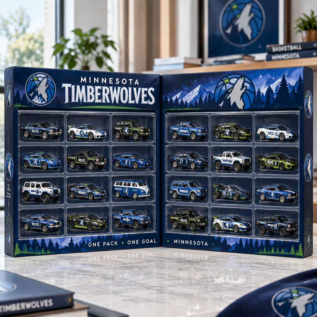 Minnesota Timberwolves Premium Mini Car Advent Calendar