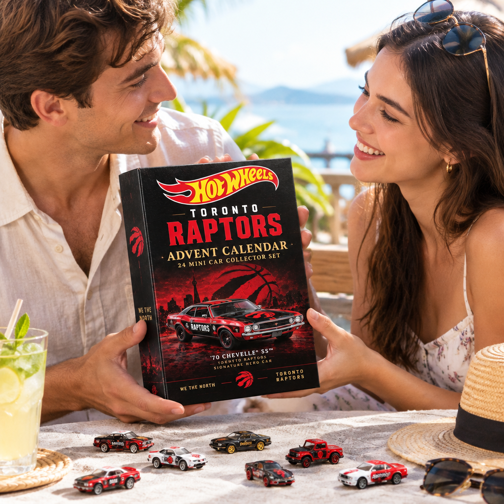 Toronto Raptors Premium Mini Car Advent Calendar