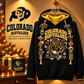 Premium CLB Christmas Embroidered Charm Hoodie PVNA