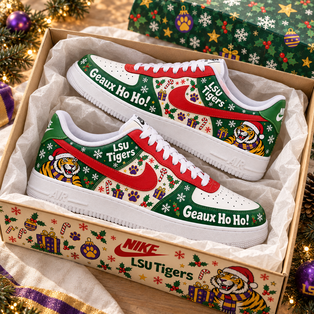 LSU Premium Christmas Low-Top Sneaker PTKL