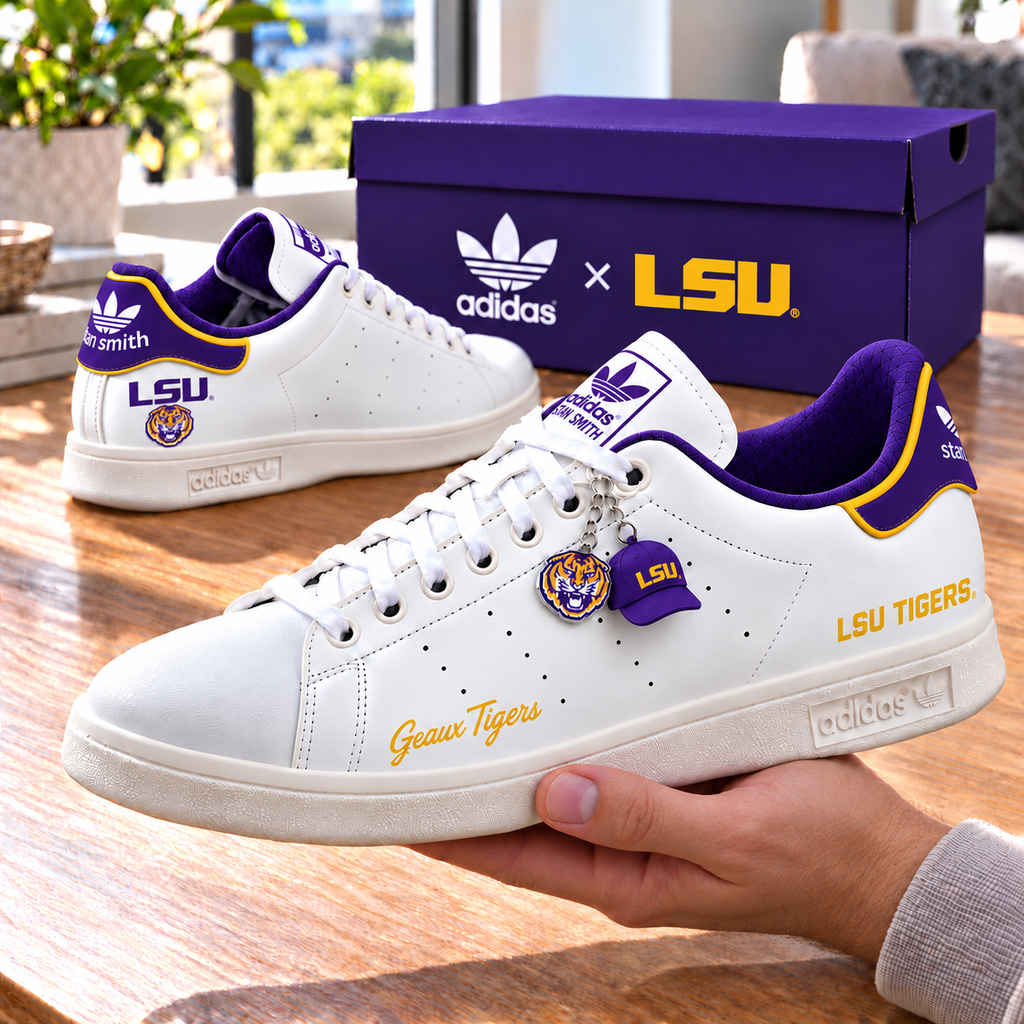 LSU Premium Custom Low-Top Sneakers PNPA