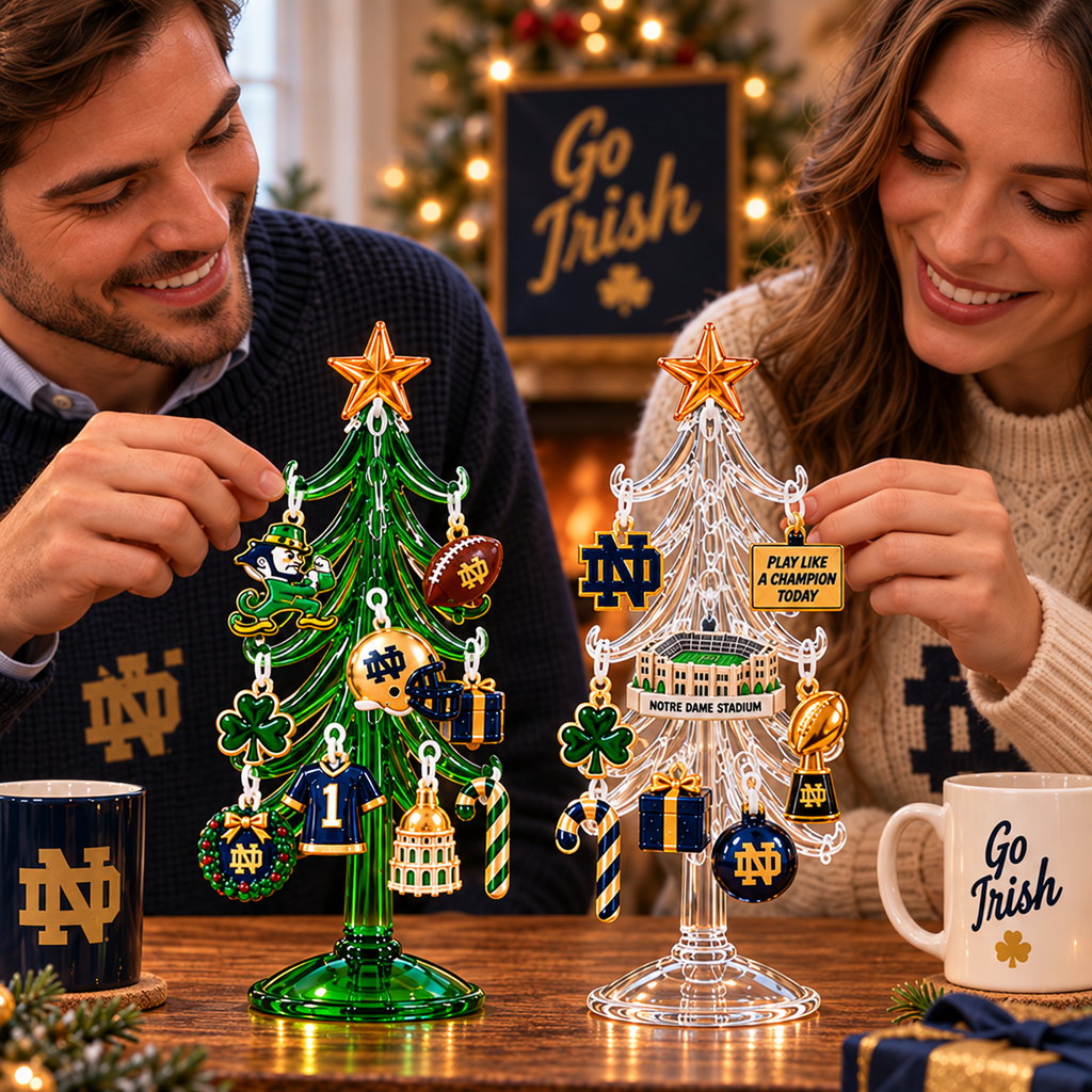 NDFI Premium Glass Christmas Tree With Ornaments TNSM