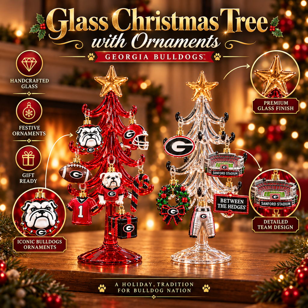 GGBD Premium Glass Christmas Tree With Ornaments TNSM