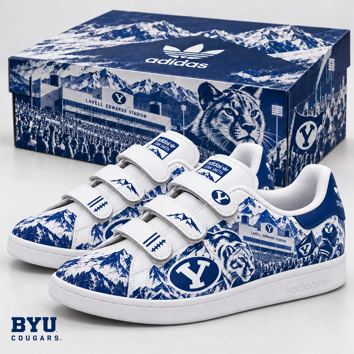 BYU Premium 3-Strap Sneaker TNSM