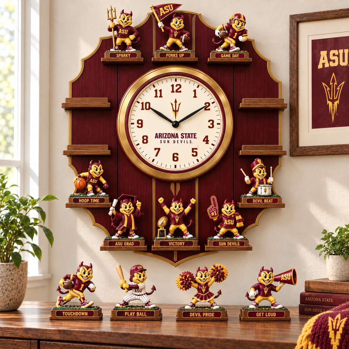 ASSD Premium Mascot Sculpture Clock Collection PTKL