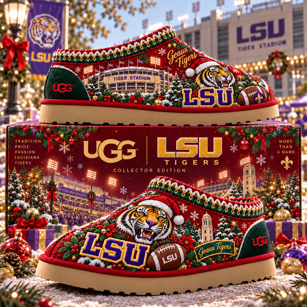 Premium LSU Heritage Suede Clog PDL