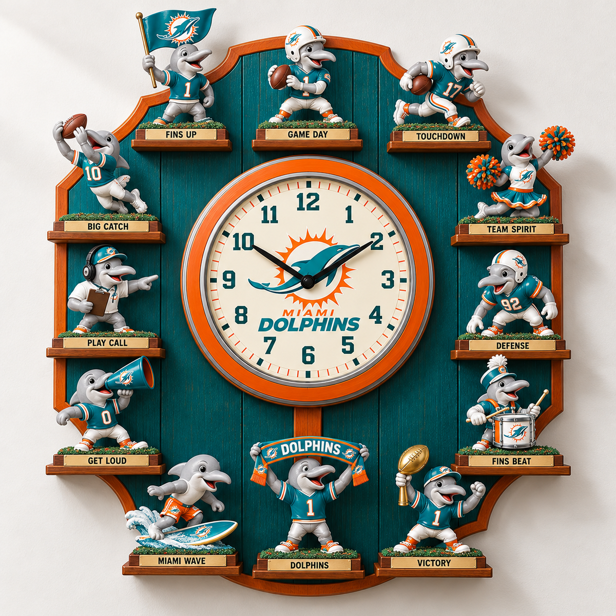MDP Premium Mascot Sculpture Clock Collection PTKL
