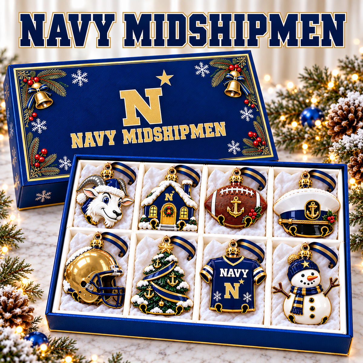 Premium NMSM Christmas Bell Ornament PVNA