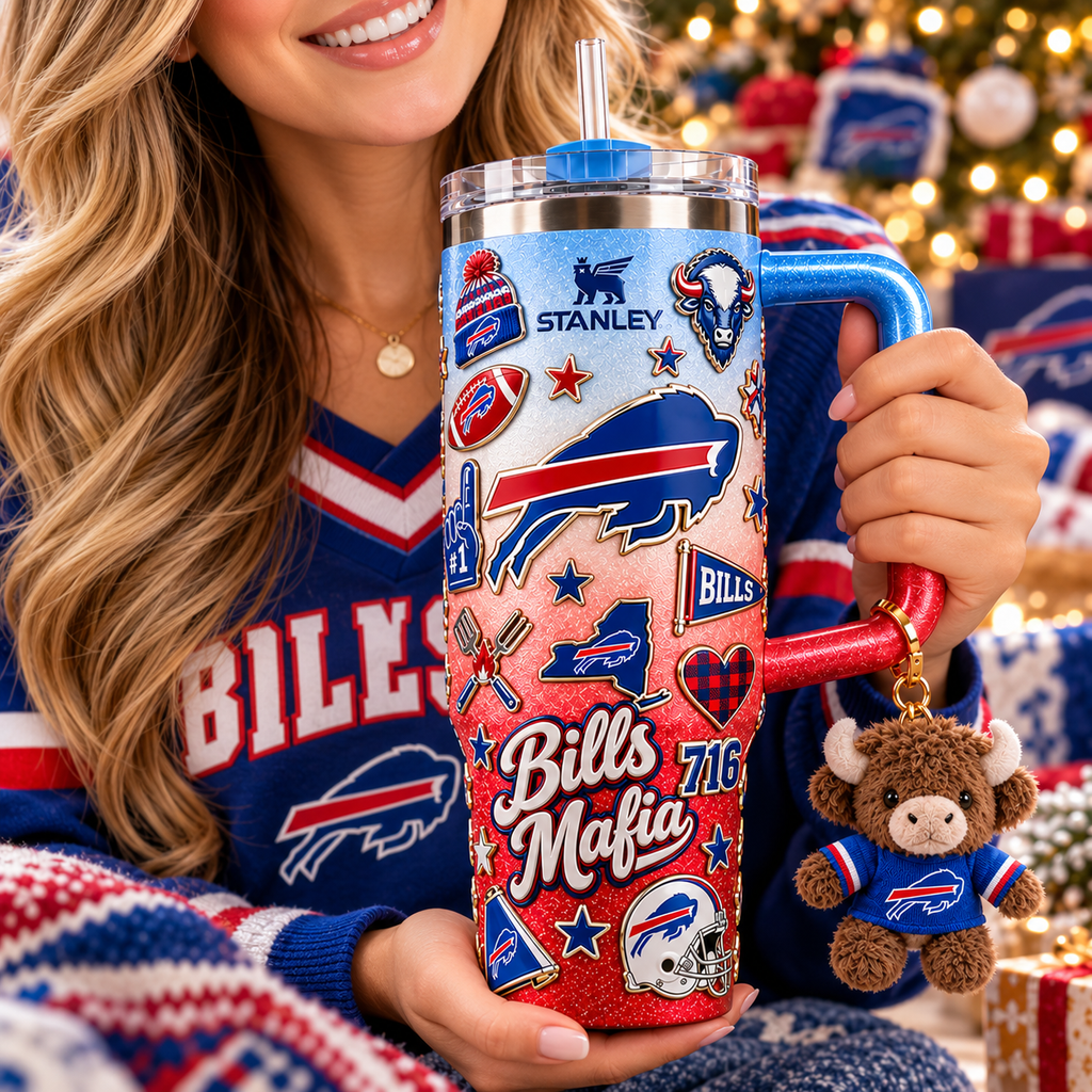 BFBL 40oz 3D Embossed Glitter Tumbler Collector Edition TTNL
