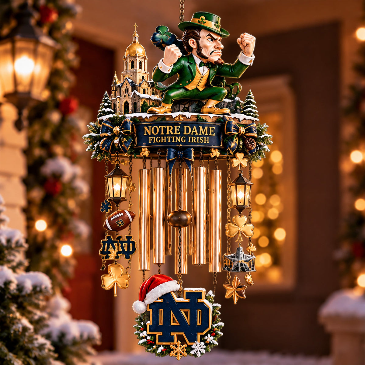 NDFI Christmas Wind Chime With Charm TNSM