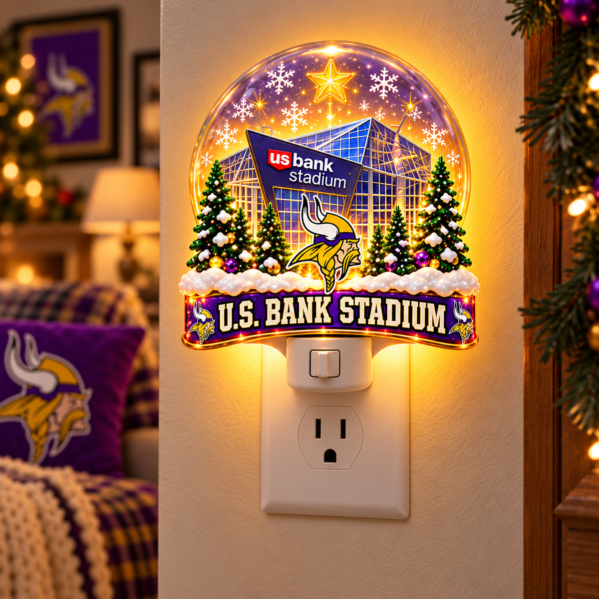 MNVK Christmas Plug-In Night Light Set TMH