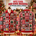 OSB Premium 3D Christmas Crochet Patchwork Cardigan NTNA