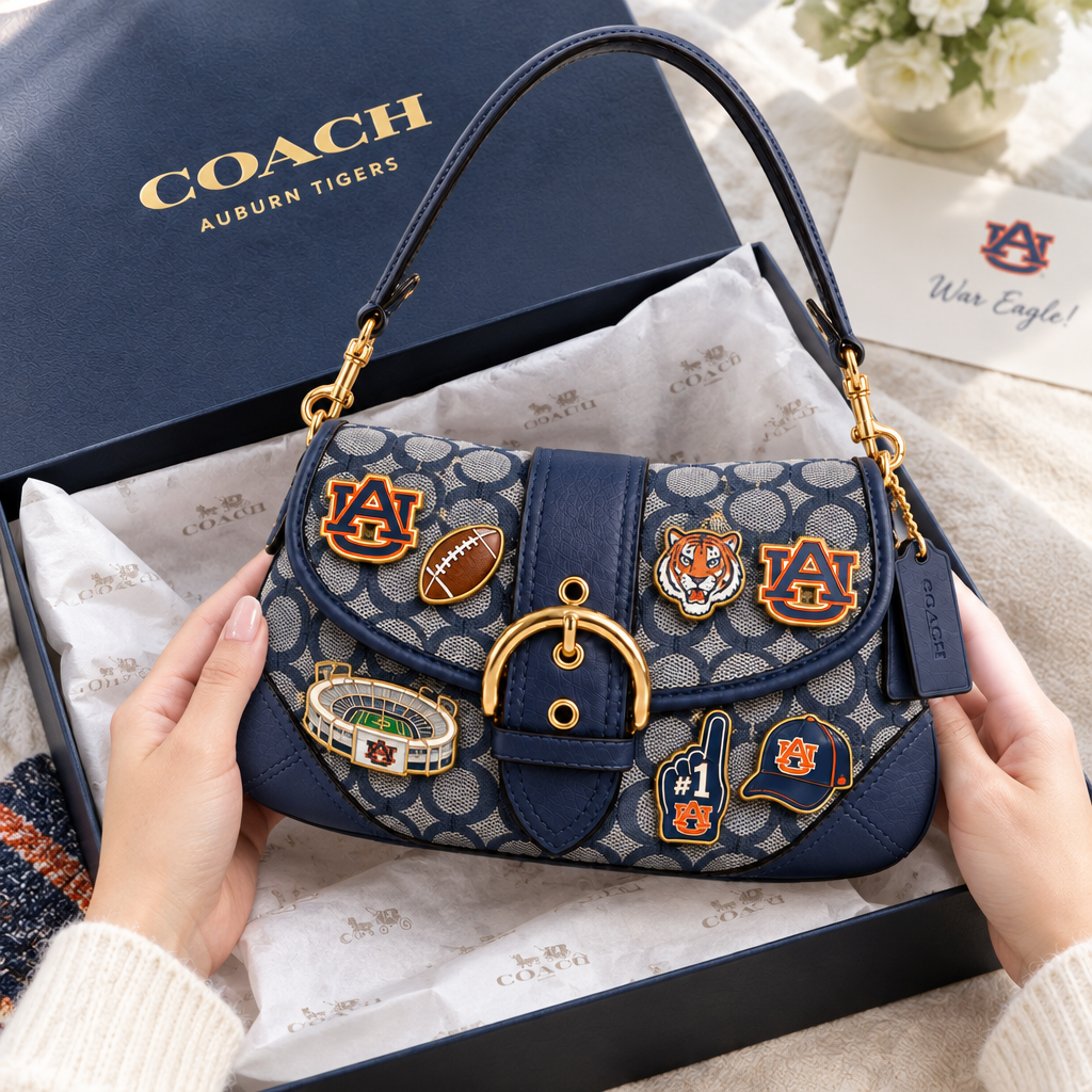 Auburn Tigers Soho Bag With Charm