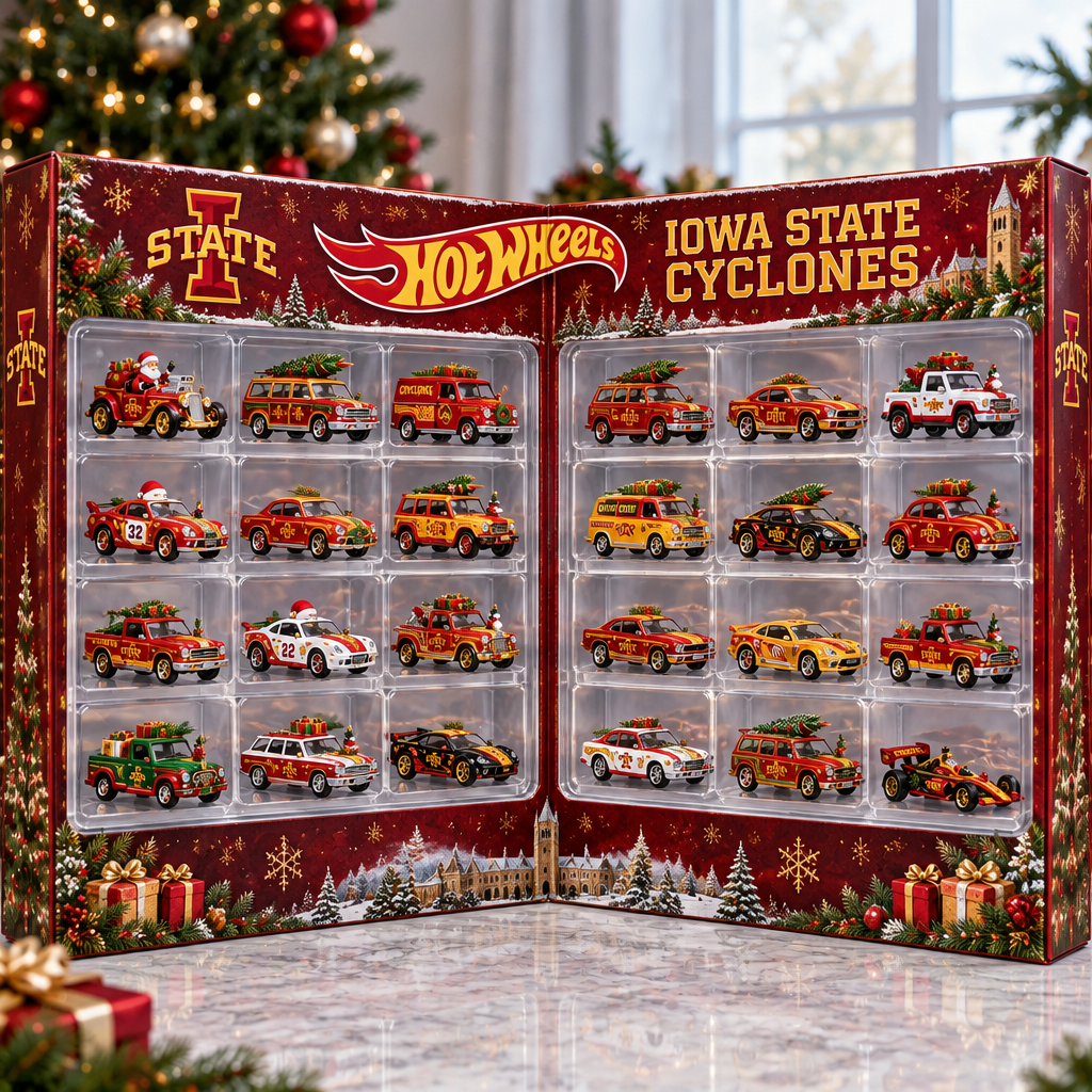 Iowa State Cyclones Premium Mini Car Advent Calendar