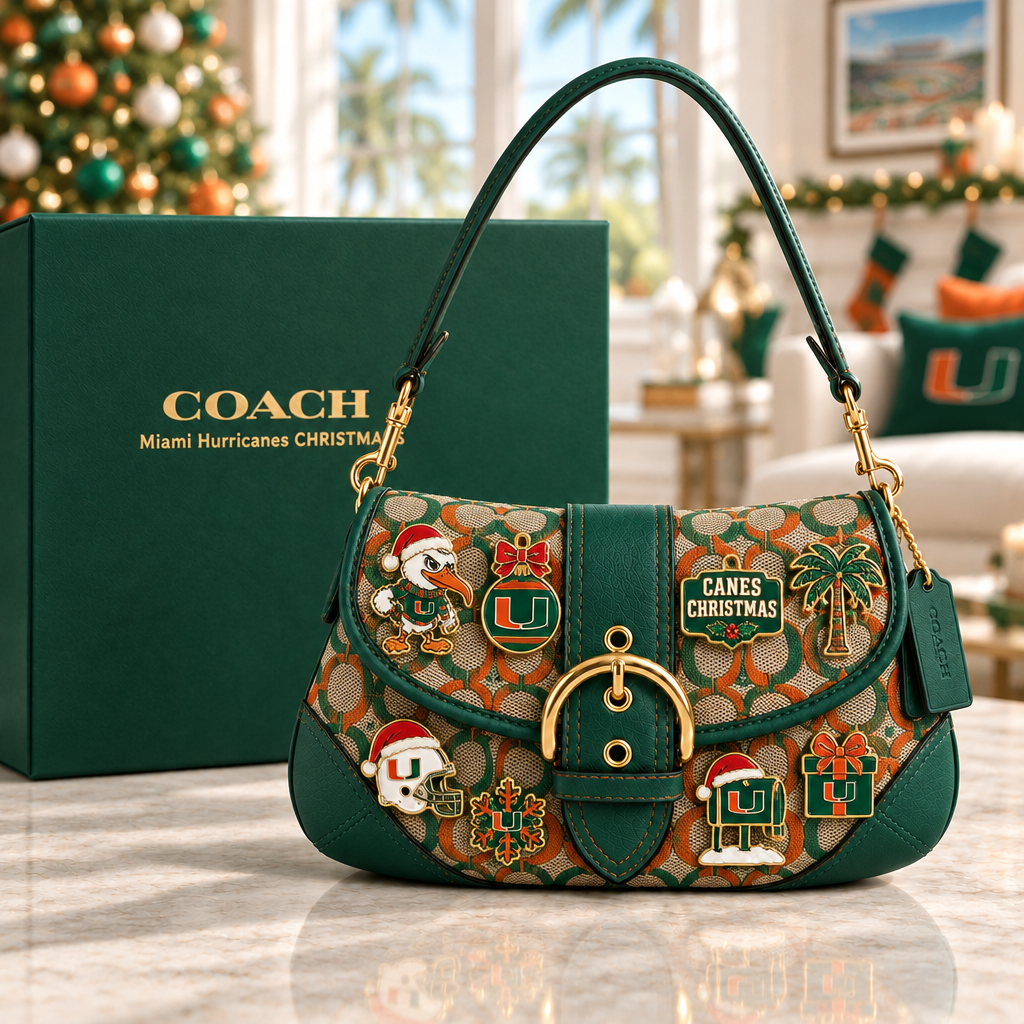 Miami Hurricanes Soho Bag With Charm