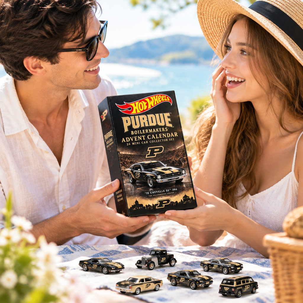 Purdue Boilermakers Premium Mini Car Advent Calendar