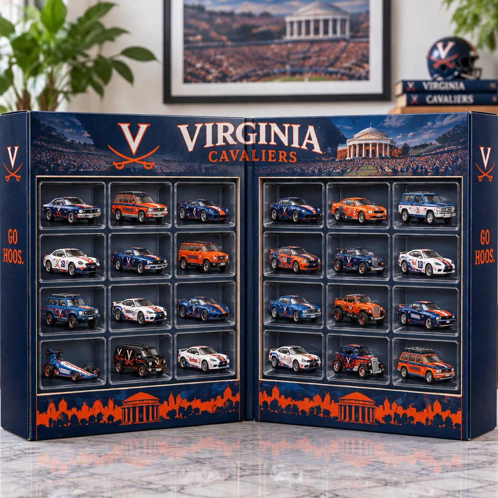 Virginia Cavaliers Premium Mini Car Advent Calendar