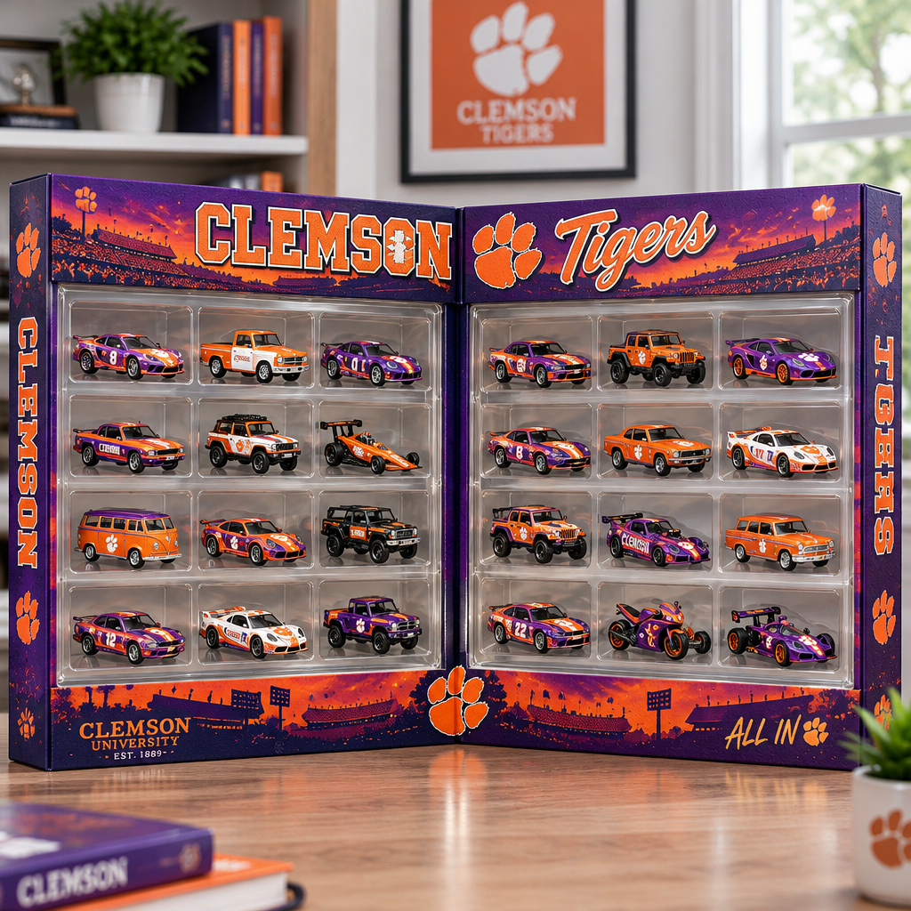 Clemson Tigers Premium Mini Car Advent Calendar