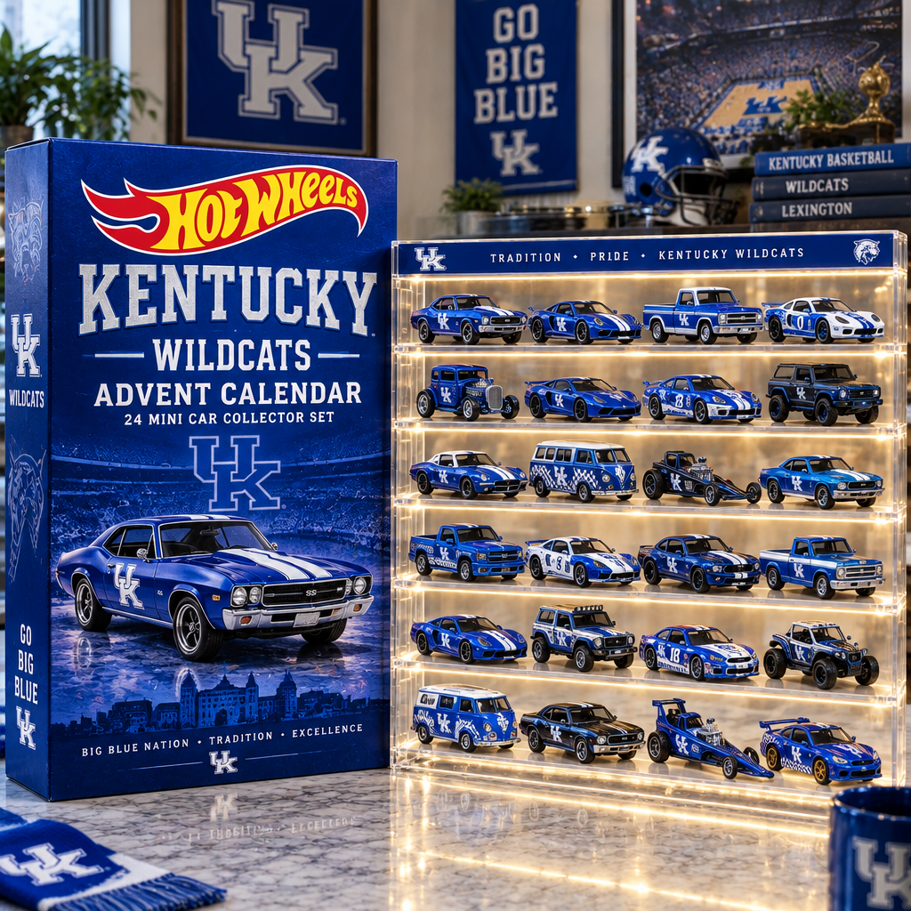 Kentucky Wildcats Premium Mini Car Advent Calendar