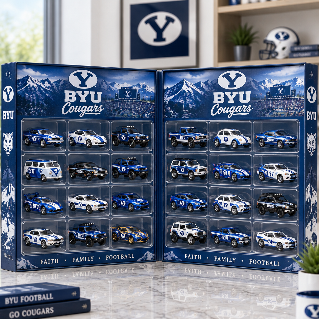BYU Cougars Premium Mini Car Advent Calendar