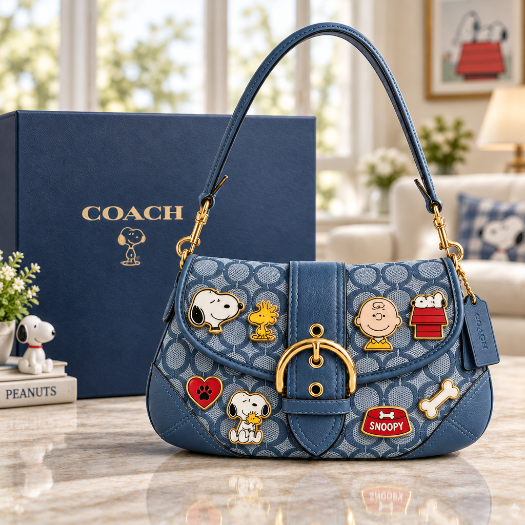 Snoopy Soho Bag With Charm