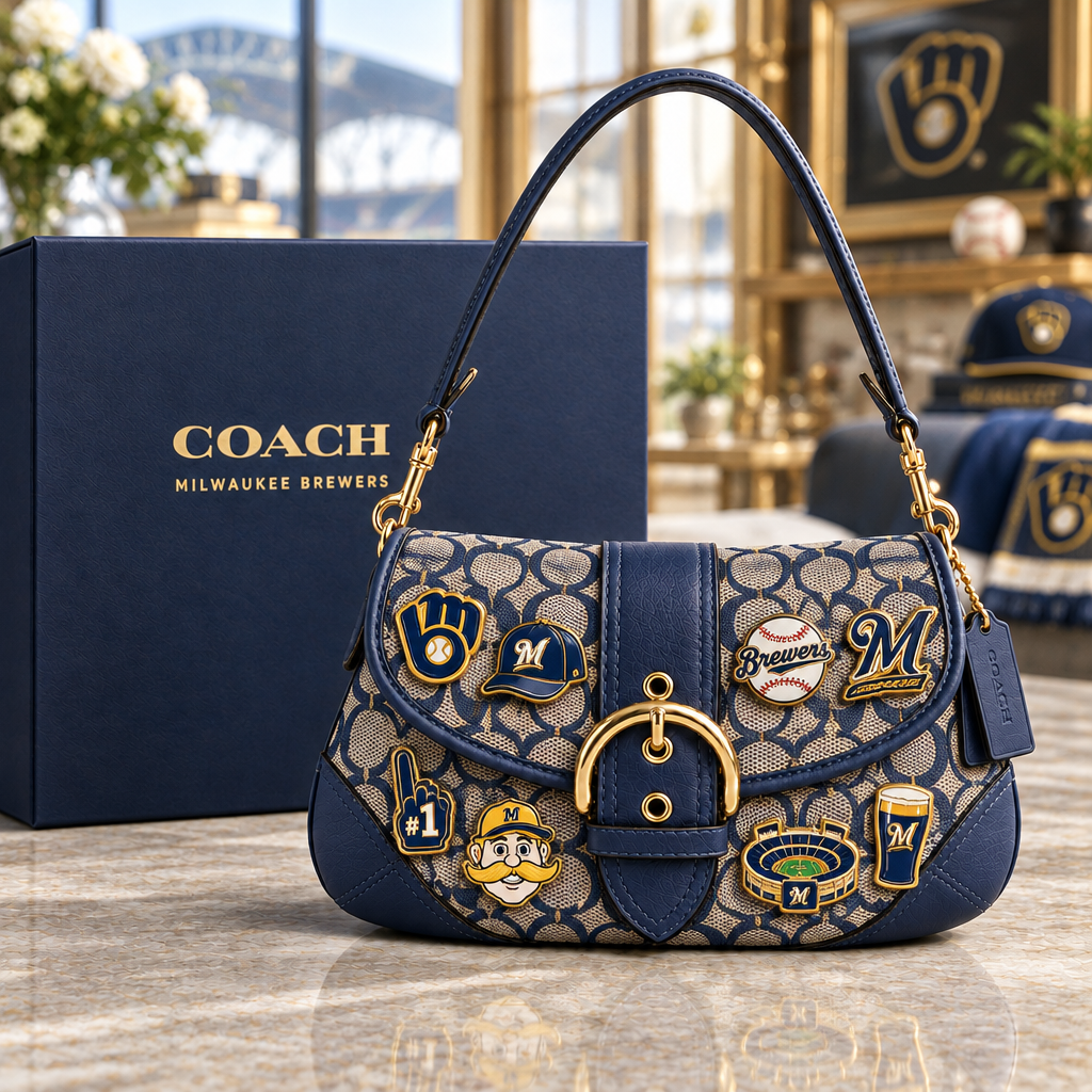 Milwaukee Brewers Soho Bag With Charm