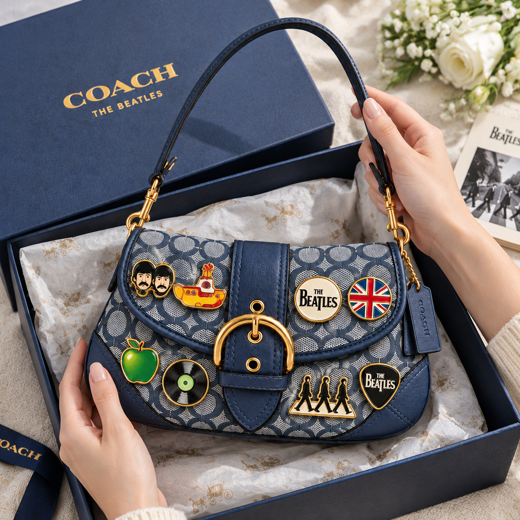 The Beatles Soho Bag With Charm