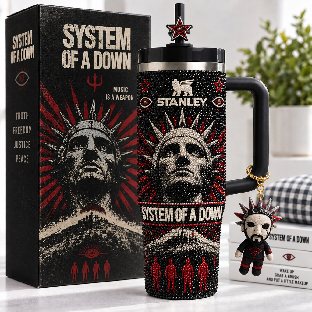 System Of A Down 40oz Tumbler With Handle TTNL