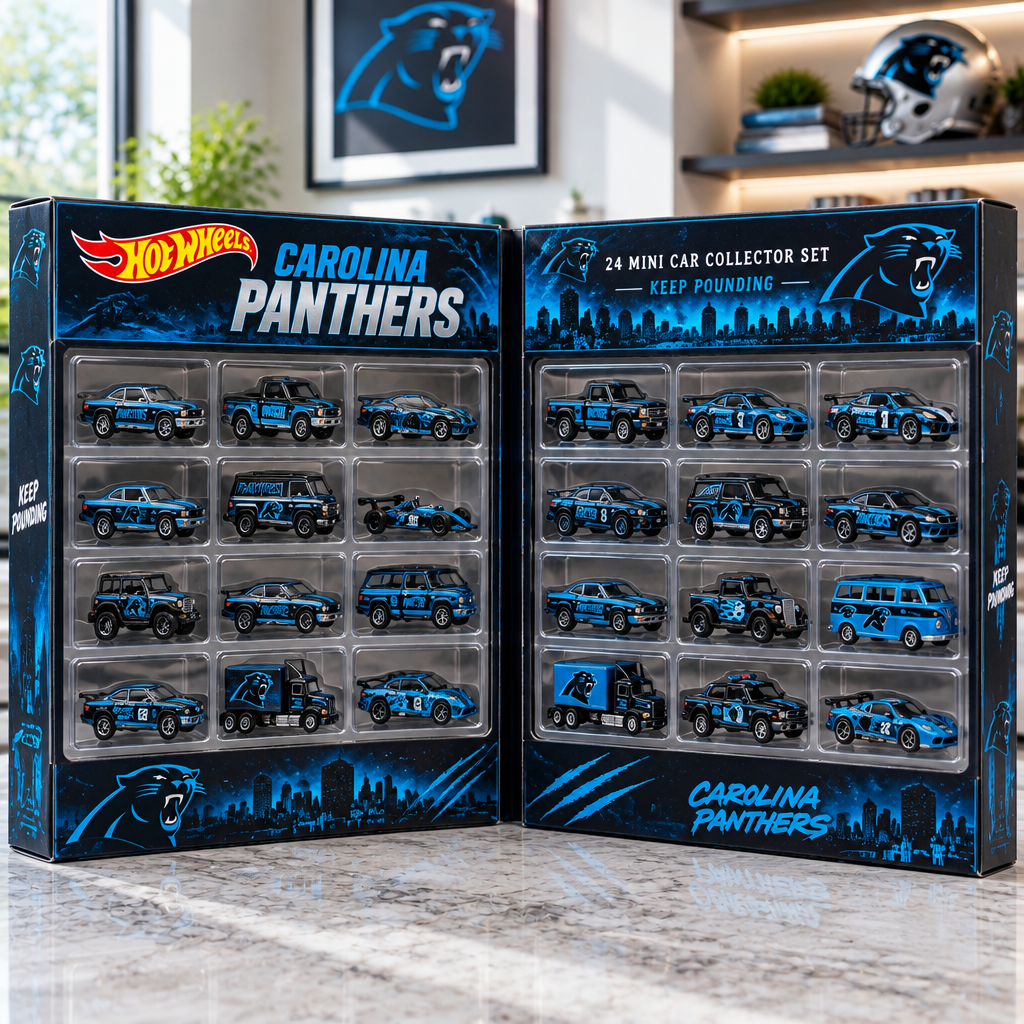 Carolina Panthers Premium Mini Car Advent Calendar