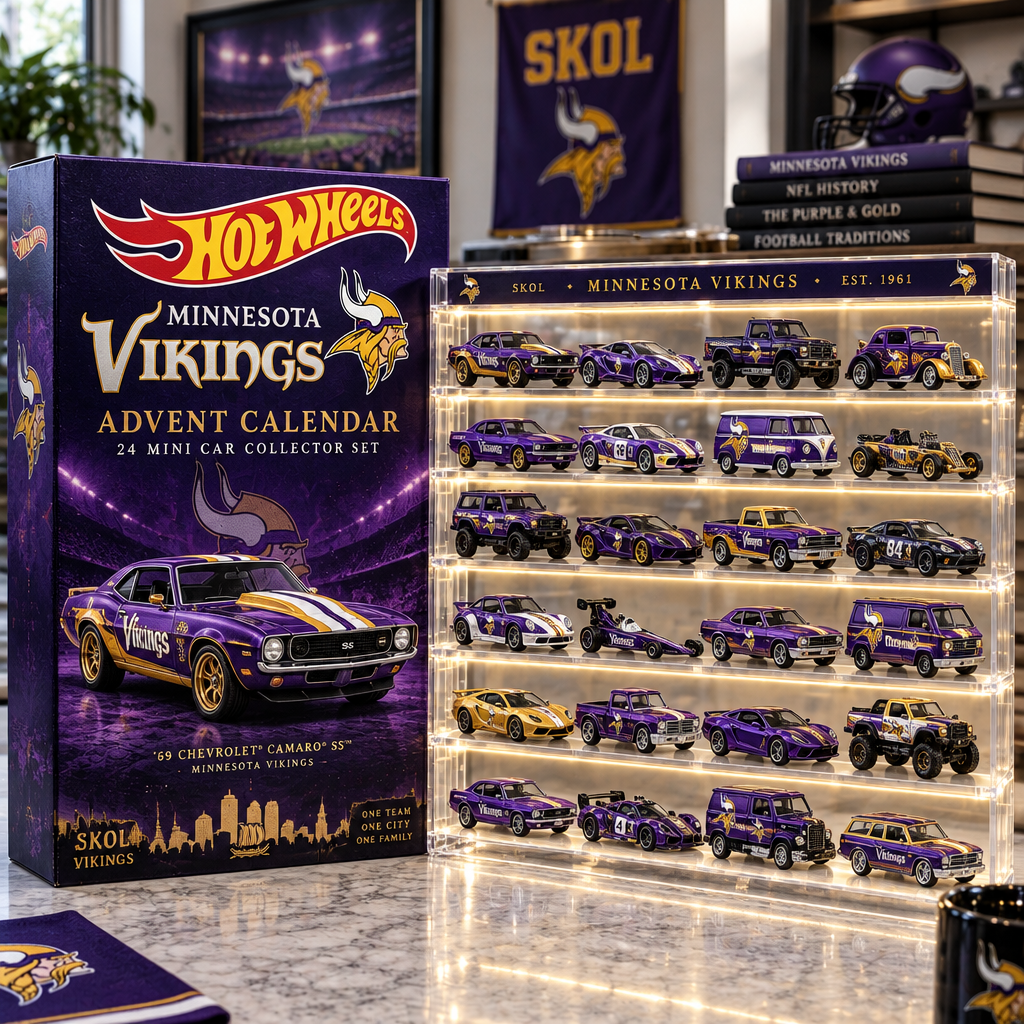 Minnesota Vikings Premium Mini Car Advent Calendar