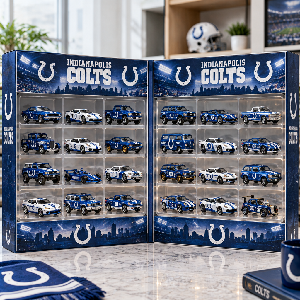 Indianapolis Colts Premium Mini Car Advent Calendar