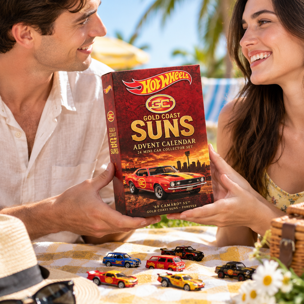 Gold Coast Suns Premium Mini Car Advent Calendar