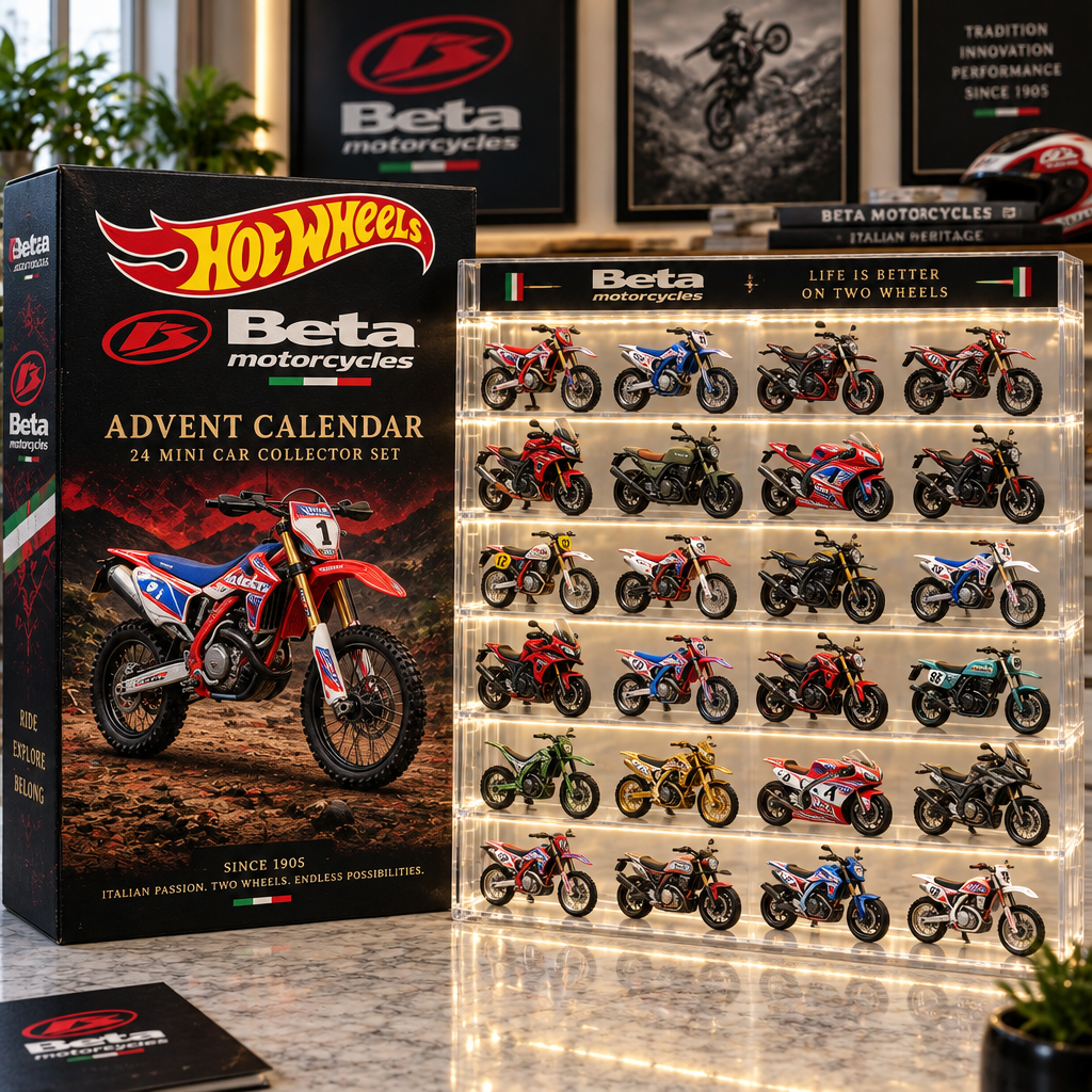 Beta Motorcycles Premium Mini Car Advent Calendar
