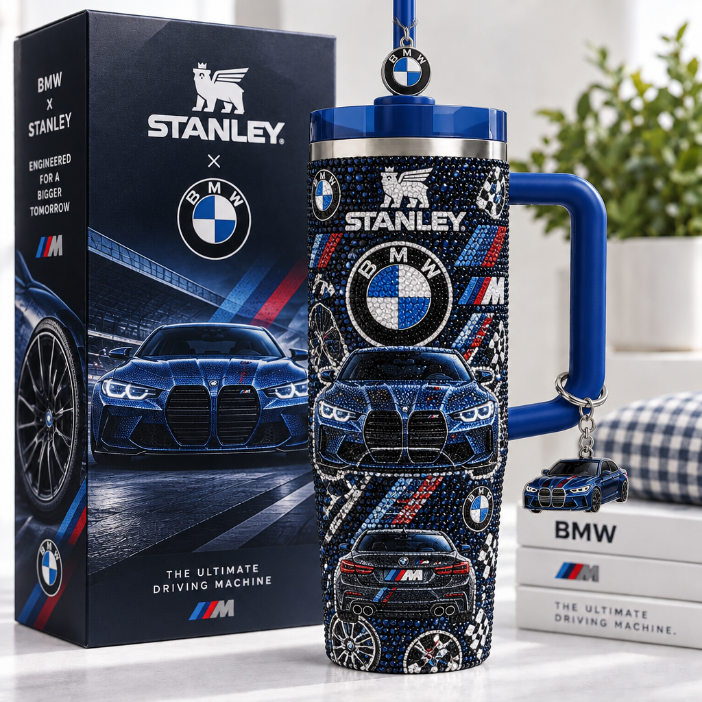 Bmw 40oz Tumbler With Handle TTNL