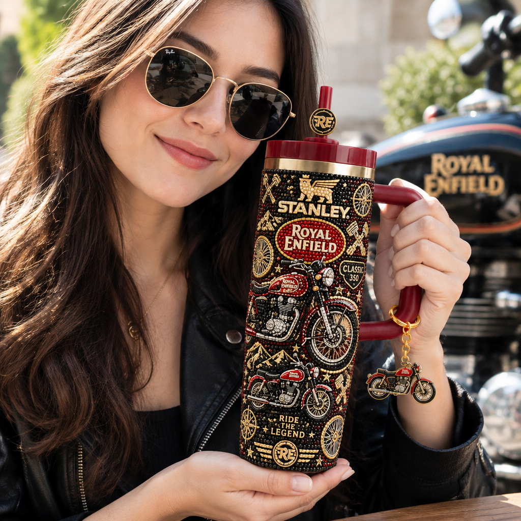 Royal Enfield 40oz Tumbler With Handle TTNL
